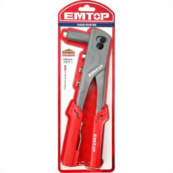 Emtop - Alicate Rebitador 4 Bicos