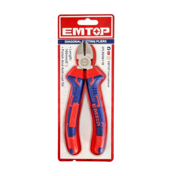 Emtop - Alicate Corte Lateral 6" Profissional