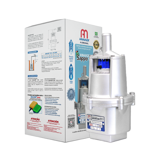 Bomba Submersa Anauger Sappo 900 5g 220v - Imagem 2