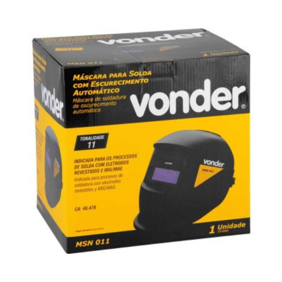 Máscara de Solda Vonder Esc Auto Ton11 Msn 011 - Imagem 2