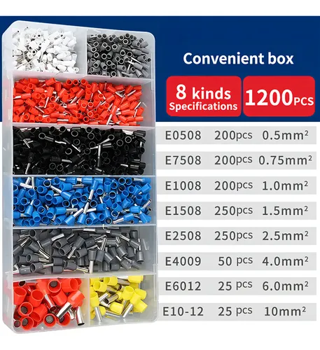 Terminais Variados Luatek kit 1.200pçs - Imagem 6
