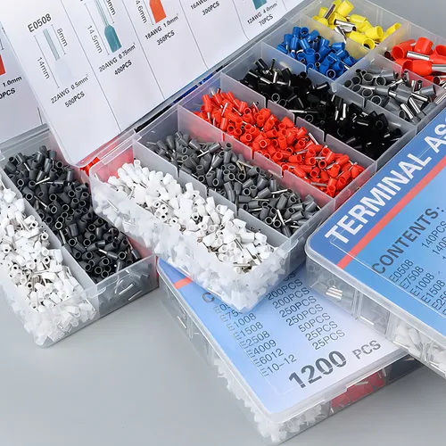 Terminais Variados Luatek kit 1.200pçs - Imagem 5
