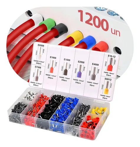 Terminais Variados Luatek kit 1.200pçs - Imagem 7