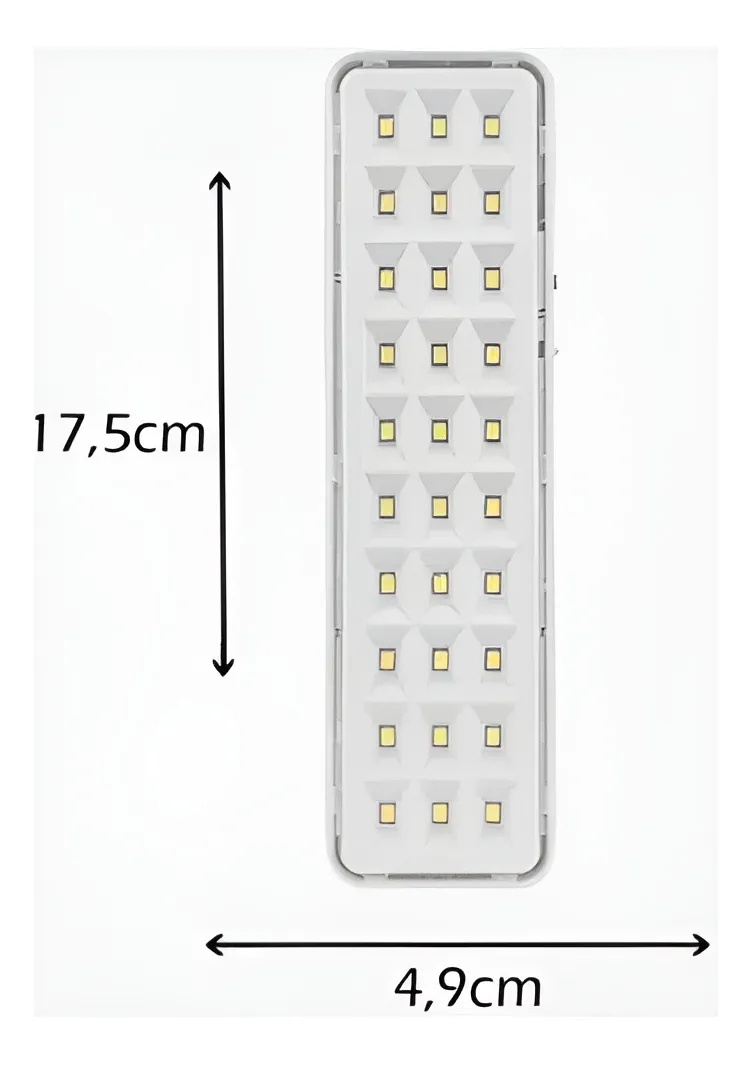 Luminária de Emergência Segurimax 30 Led"S - Imagem 2