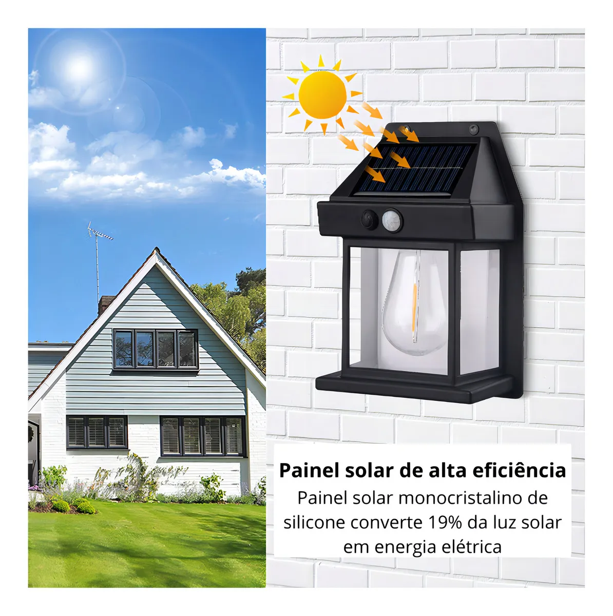 Luminária Solar CBK c/ Sensor BK-888 - Imagem 3