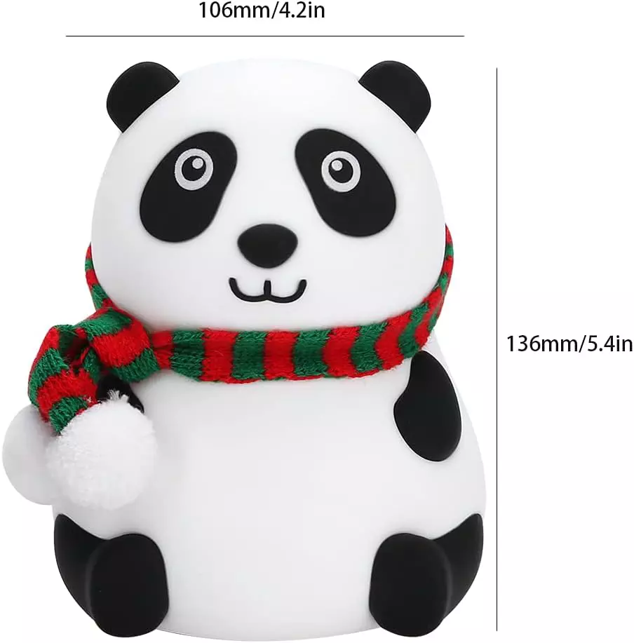 Luminária Led Panda Sentado Touch KREIZ KR103 - Imagem 2