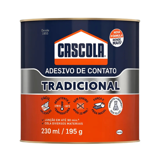 Cola de Contato Cascola Tradicional 195gr