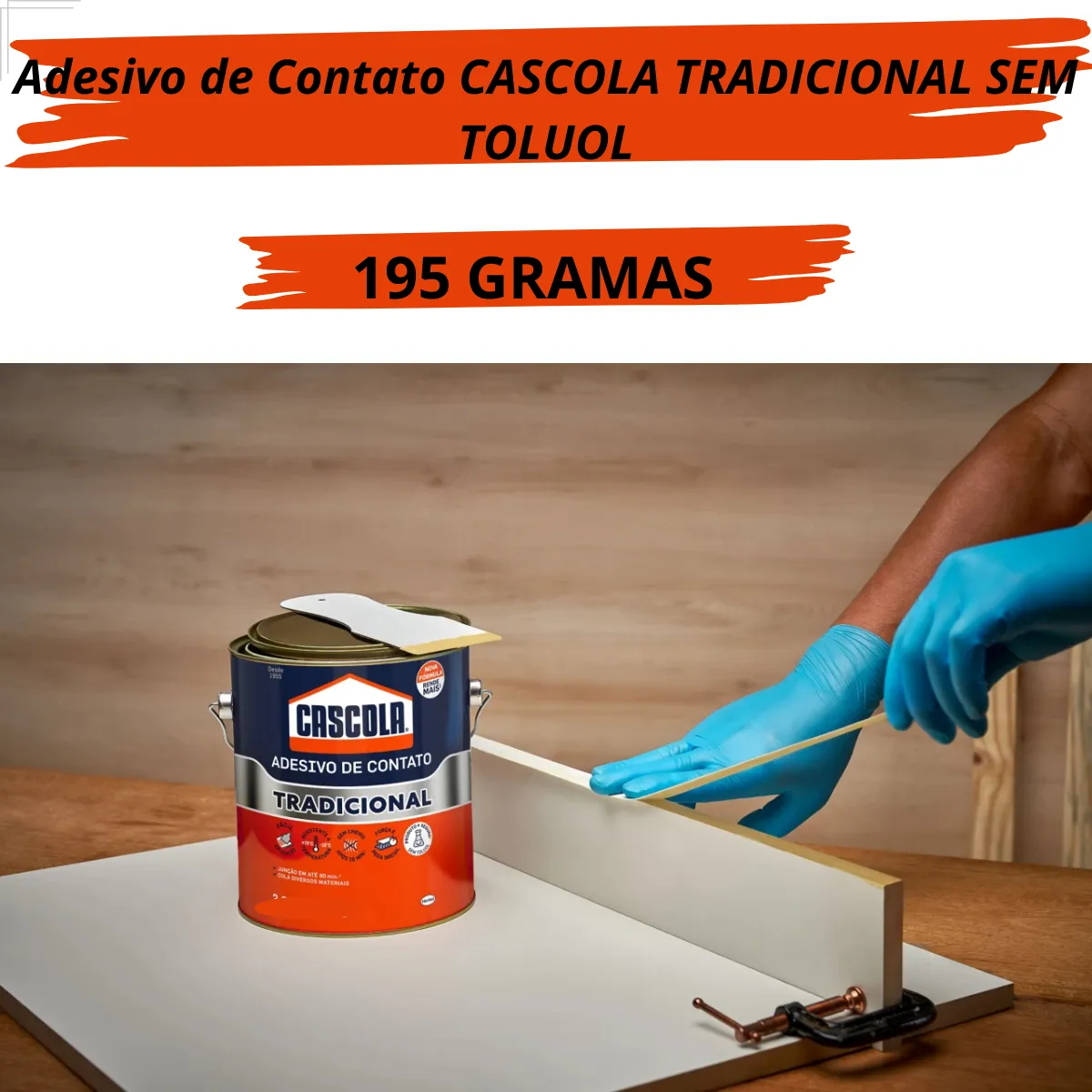Cola de Contato Cascola Tradicional 195gr - Imagem 9