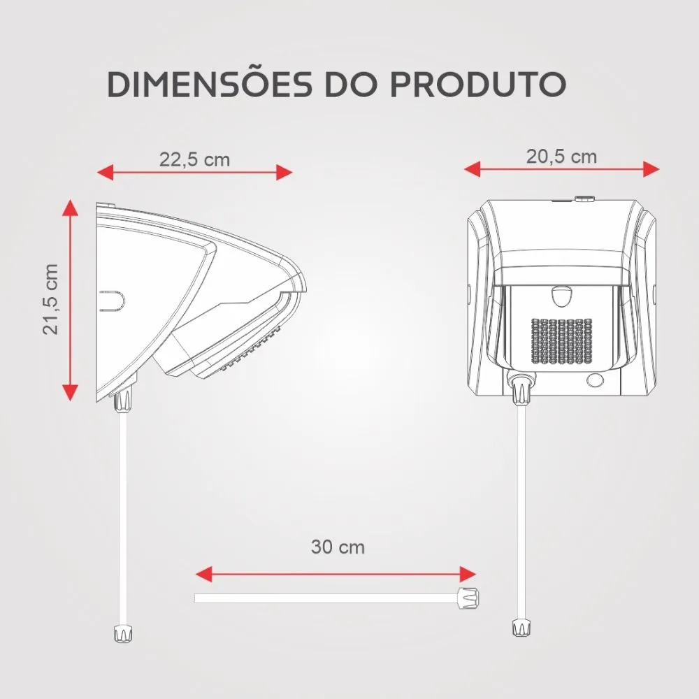 Ducha Fame Compacta Eeletrônica 220V 7800W - Imagem 4