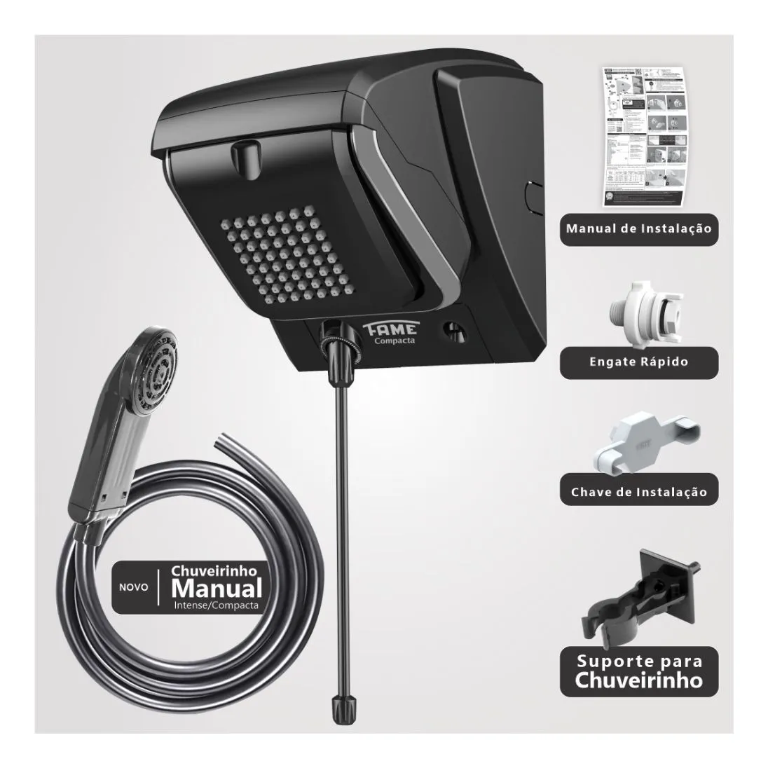 Ducha Fame Compacta Eeletrônica 220V 7800W - Imagem 3