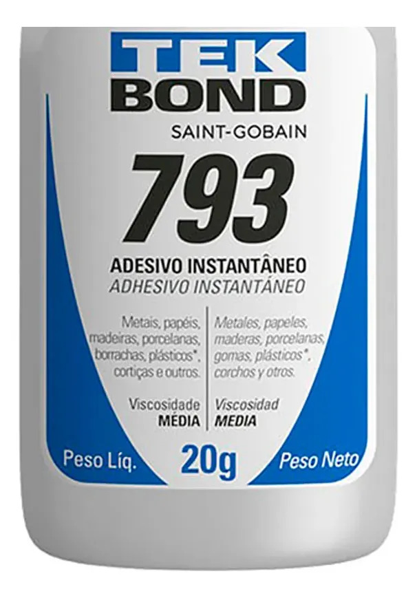Adesivo Instantaneo Tek Bond 793 20g - Imagem 4