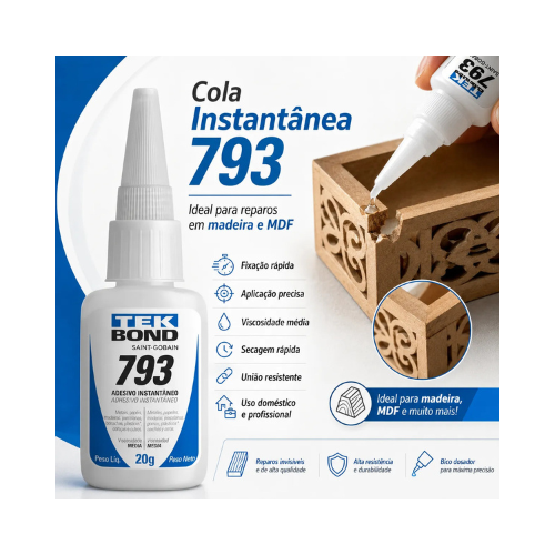 Adesivo Instantaneo Tek Bond 793 20g - Imagem 2