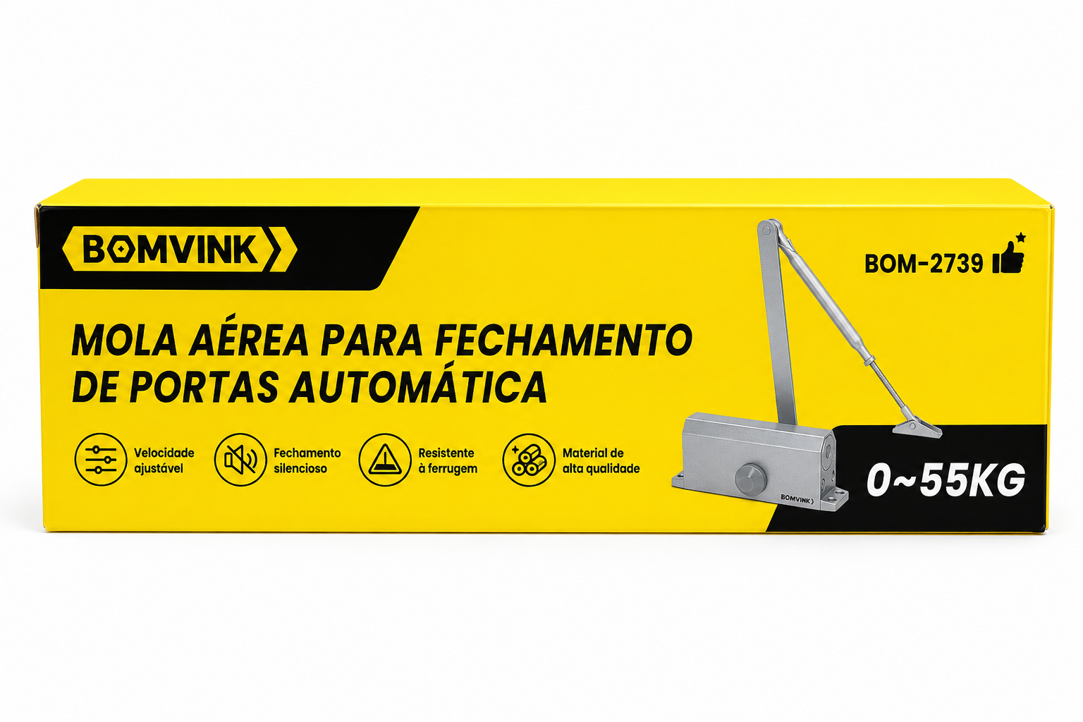 Mola Aérea Fechamento Porta Automática Bomvink