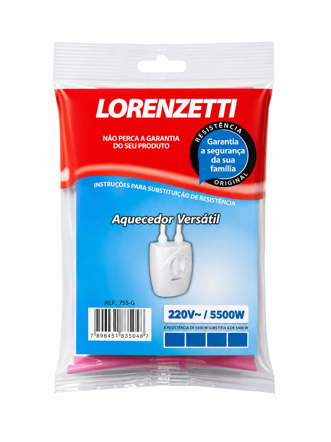 Resistência Lorenzetti 755-G P/Aquecedor Versatil 220v 5500w